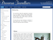 Tablet Screenshot of deveronjewellers.com